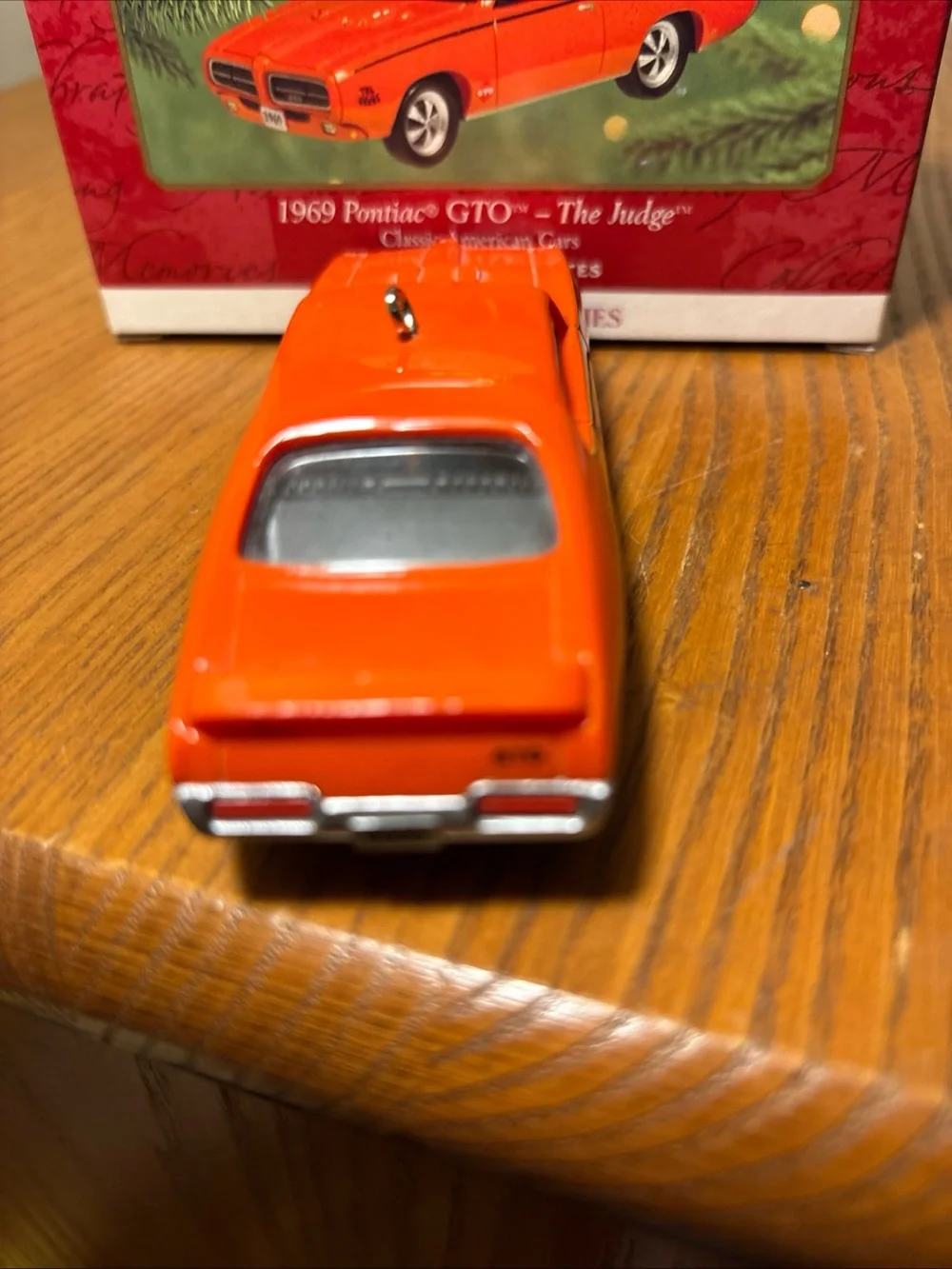 Hallmark Orange 1969 Pontiac GTO 'The Judge' Keepsake Ornament
